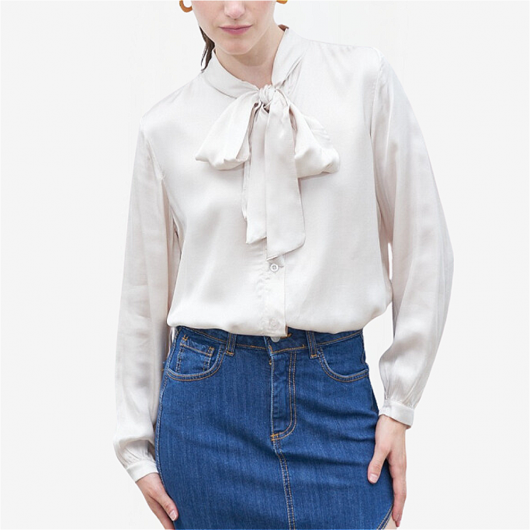 Shirt Bow 100% Viscose