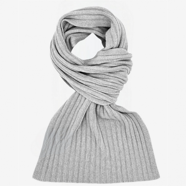 Ribbed Scarf 100% Cashmere