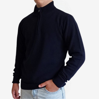 Half Zip Men's 100% Cashmere