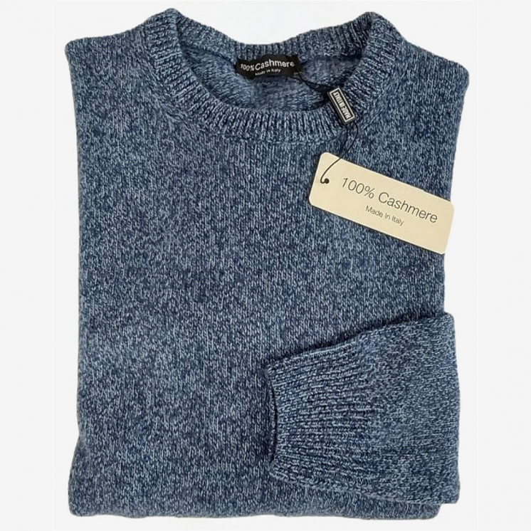 Pullover Uomo Girocollo 100% Cashmere.