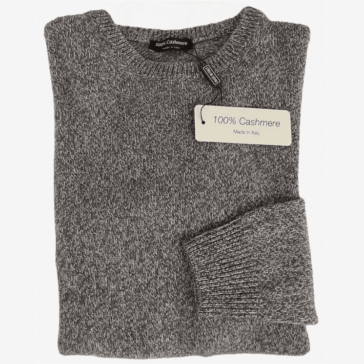 Pullover Uomo Girocollo 100% Cashmere.