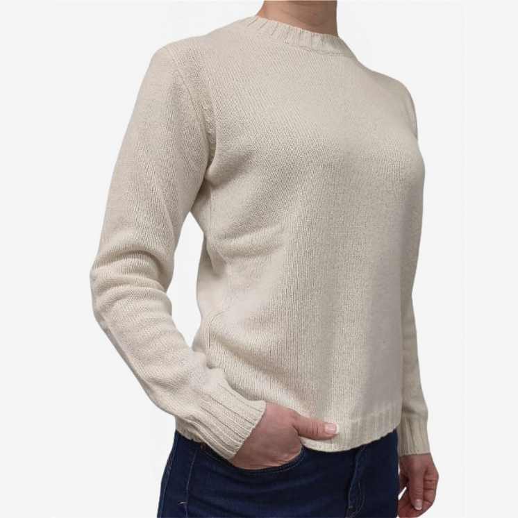 Pullover Donna Girocollo 100% Cashmere