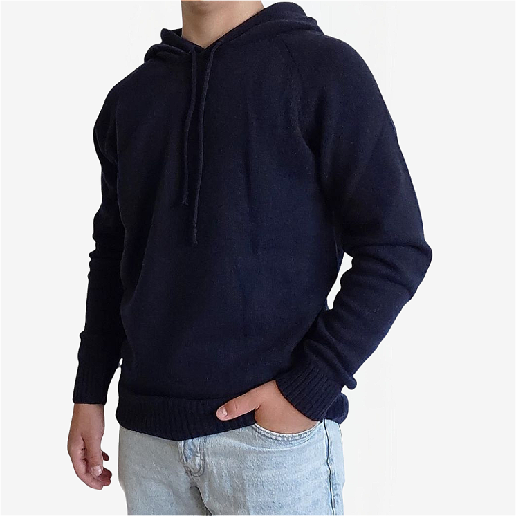 Pullover Unisex à capuche 100% Cachemire