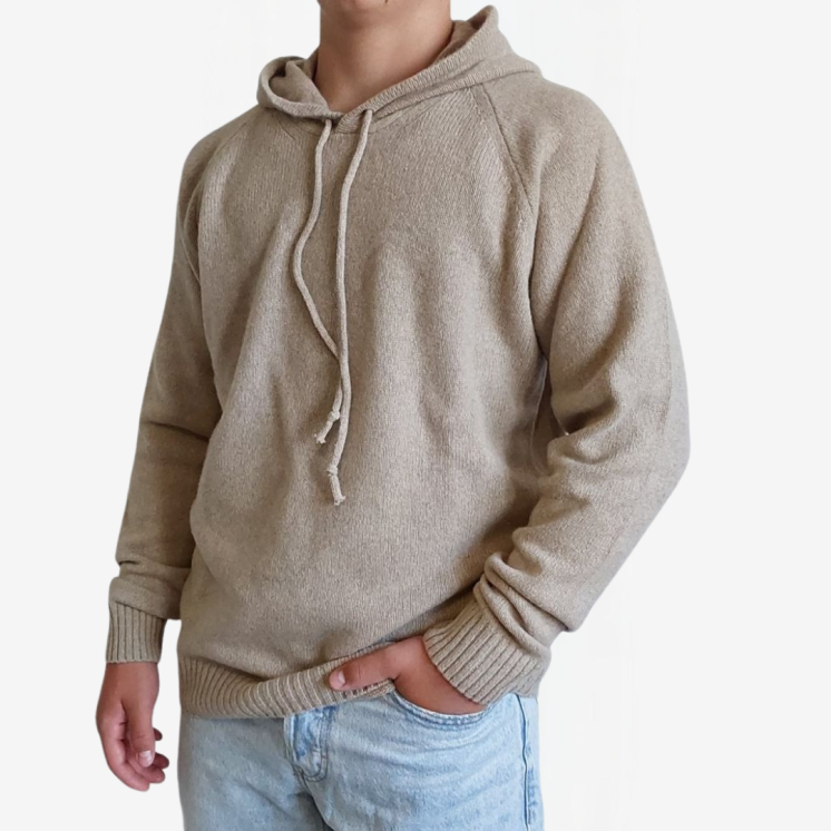 Hooded Sweater Unisex 100% Cashmere