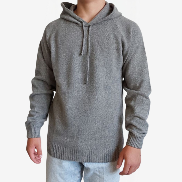 Hooded Sweater Unisex 100% Cashmere