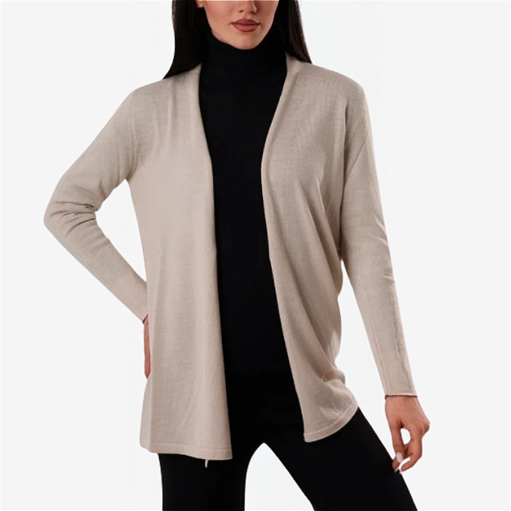 Women's Cardigan 100% Extrafine Merino Wool