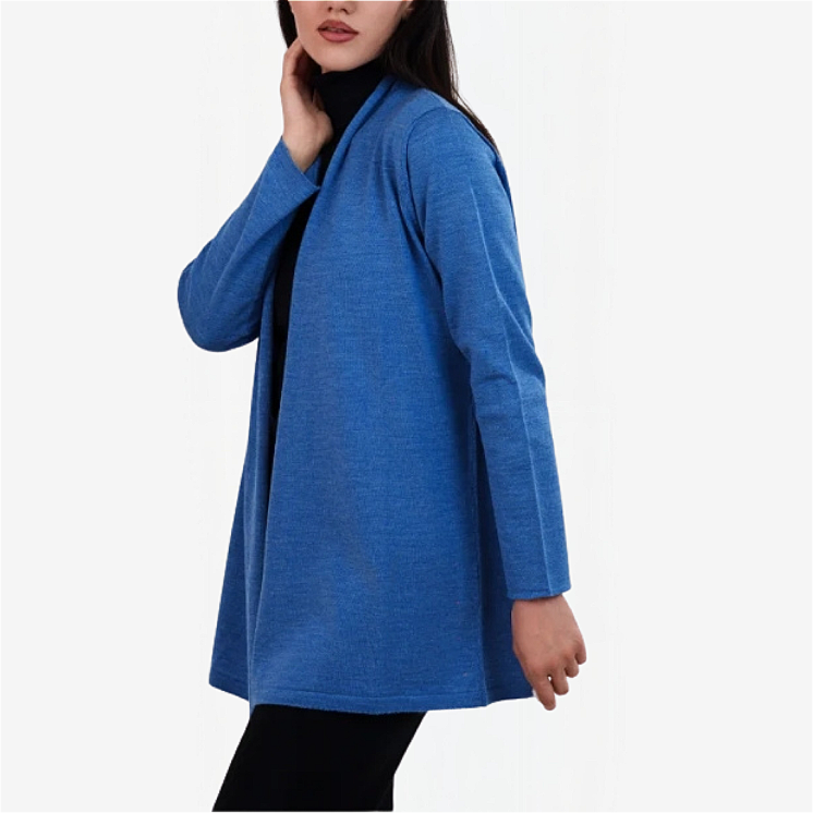 Cardigan Femme 100% Laine Mérinos Extra-fin