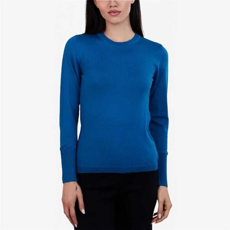 Col rond Femme 100% Laine Mérinos Extra-fin