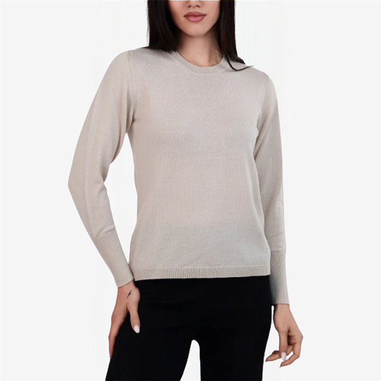 Girocollo Donna 100% Lana Merino Extrafine