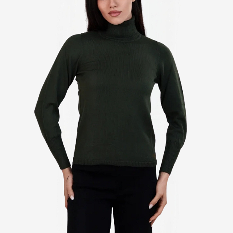 Women's Turtleneck Sweater 100% Extrafine Merino Wool