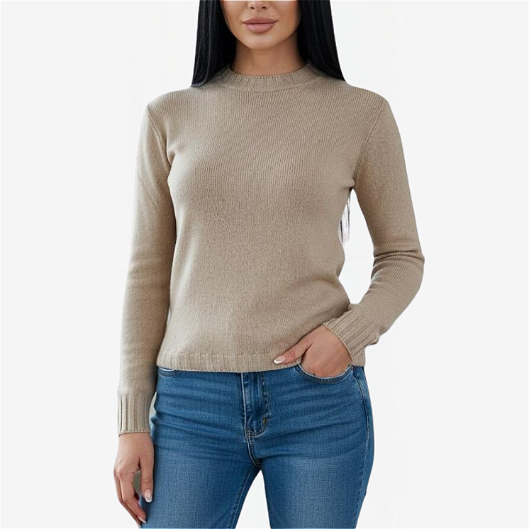 Pullover Femme Col Rond 100% Cachemire