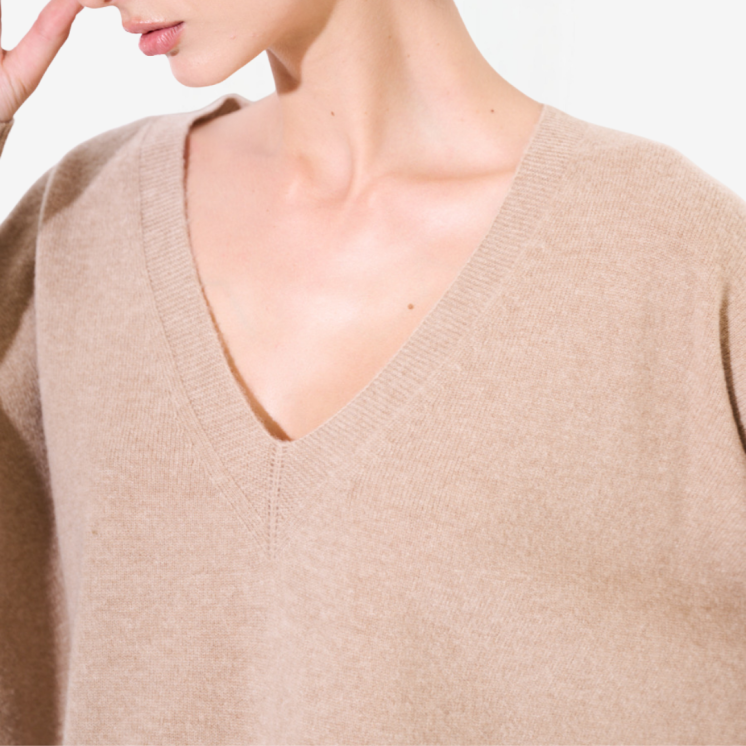 Pullover Femme Col à V