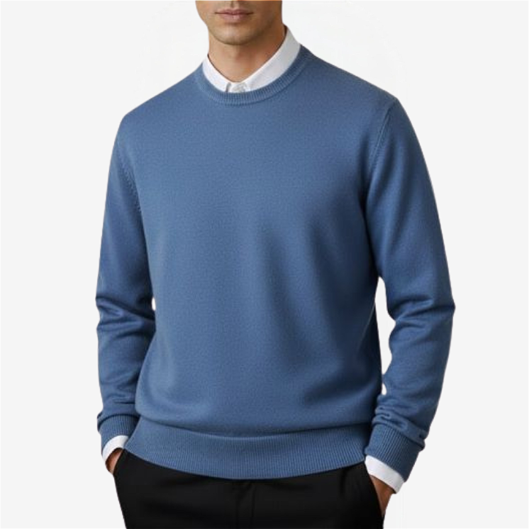 Pullover Light Homme Col Rond 100% Cachemire