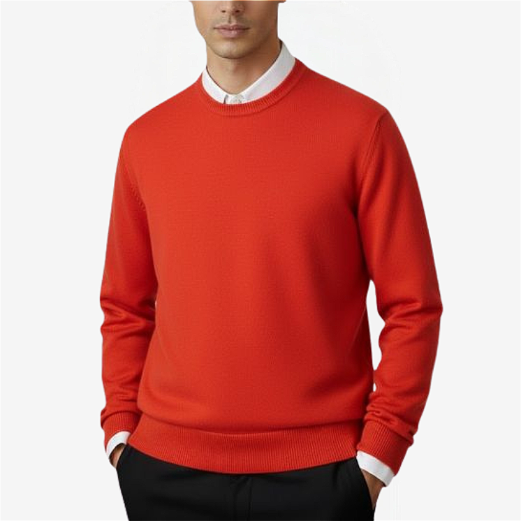 Pullover Light Homme Col Rond 100% Cachemire