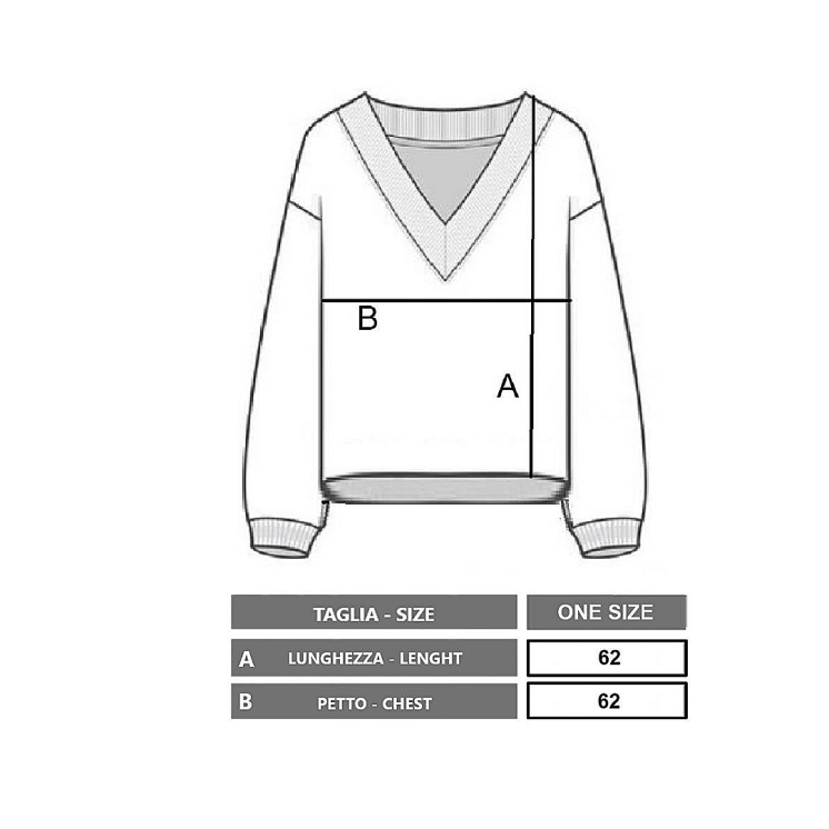 Pullover Donna Scollo V Over 100% Cashmere