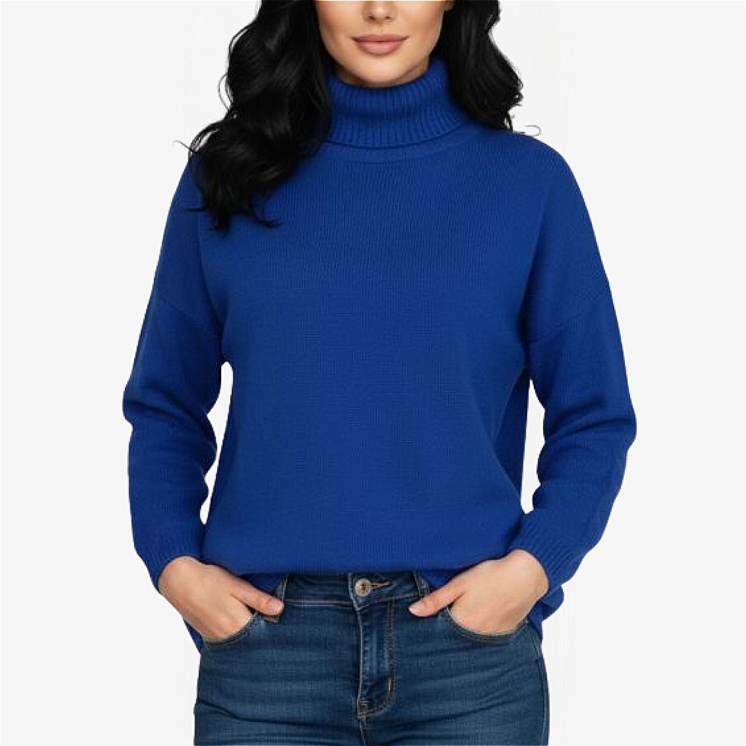 Women's Turtleneck Pullover Over 100% Cashmere