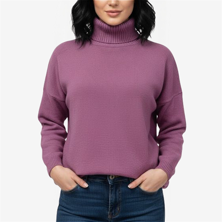 Pullover Donna Dolcevita Over 100% Cashmere