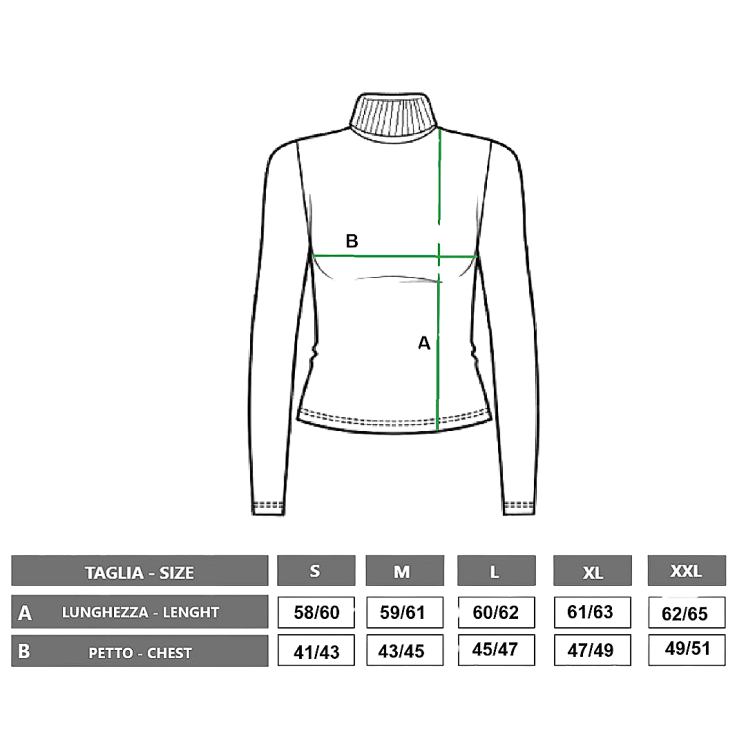 Pullover Donna Dolcevita 100% Cashmere