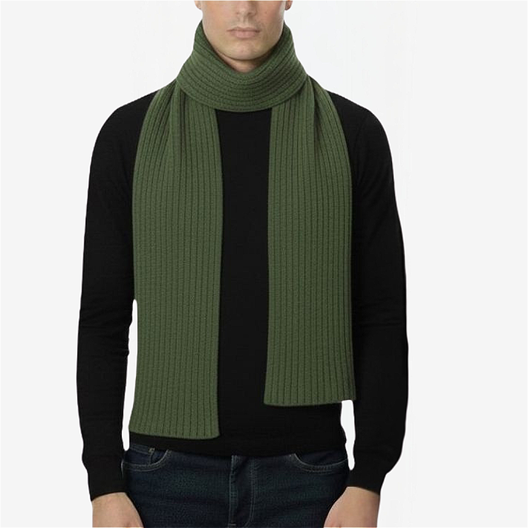 Ribbed Scarf 100% Cashmere
