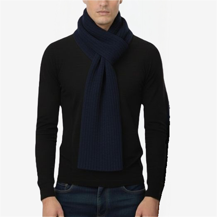 Ribbed Scarf 100% Cashmere