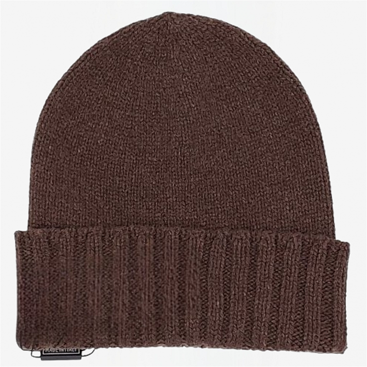 Cappello Bordo Coste 100% Cashmere