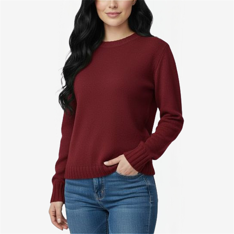 Pullover Femme Col Rond 100% Cachemire