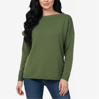 Pullover Femme Over Col Bateau 100% Cachemire