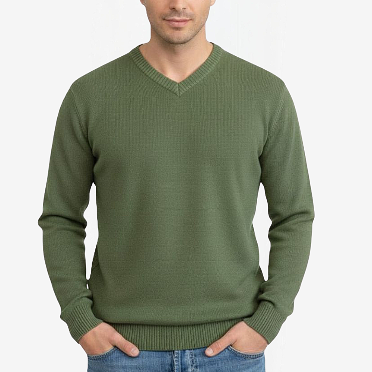 Pullover Uomo Scollo V  100% Cashmere