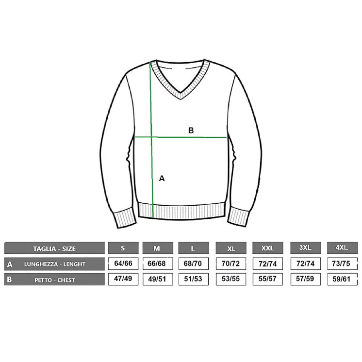 Men's V Neck Pullover 100% Cashmere