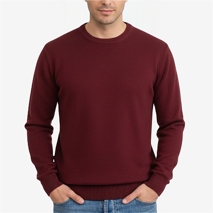 Pullover Homme Col Rond 100% Cachemire