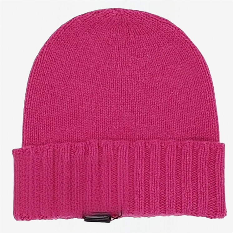 Cappello Bordo Coste 100% Cashmere