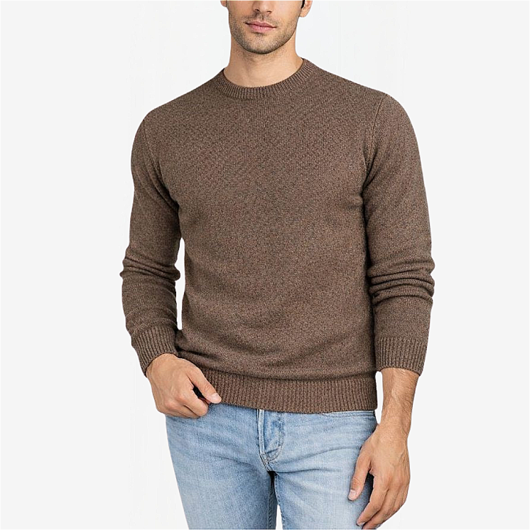 Men's Crewneck Pullover 100% Cashmere