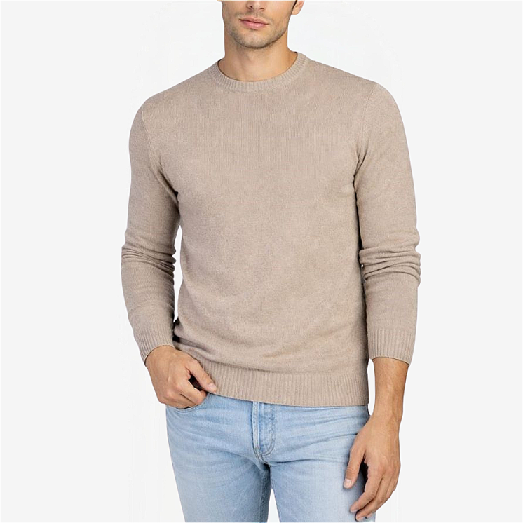 Pullover Homme Col Rond 100% Cachemire