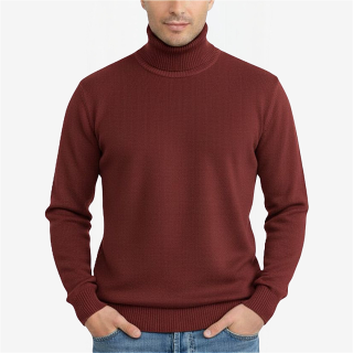 Pullover Uomo Dolcevita 100% Cashmere