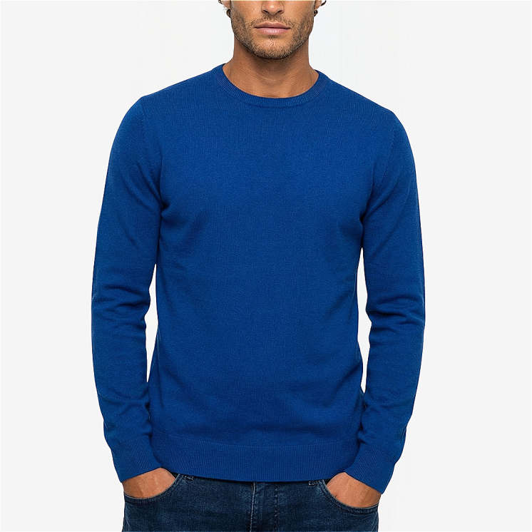 Girocollo Uomo 70% Cashmere 30% Seta