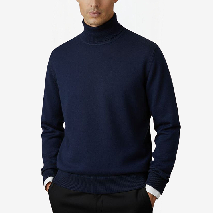 Pullover Light Uomo Dolcevita 100% Cashmere