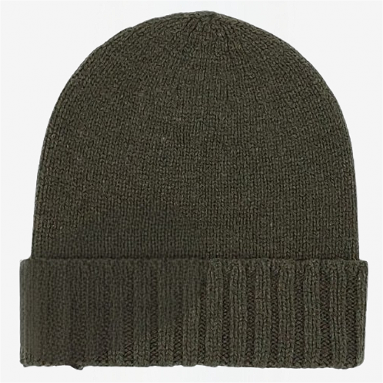 Cappello Bordo Coste 100% Cashmere