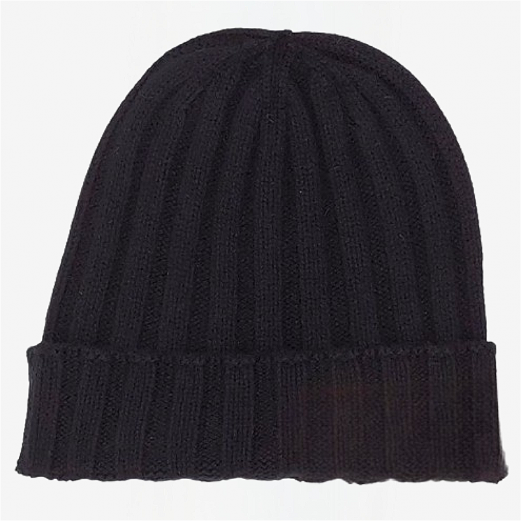 Ribbed Hat 100% Cashmere