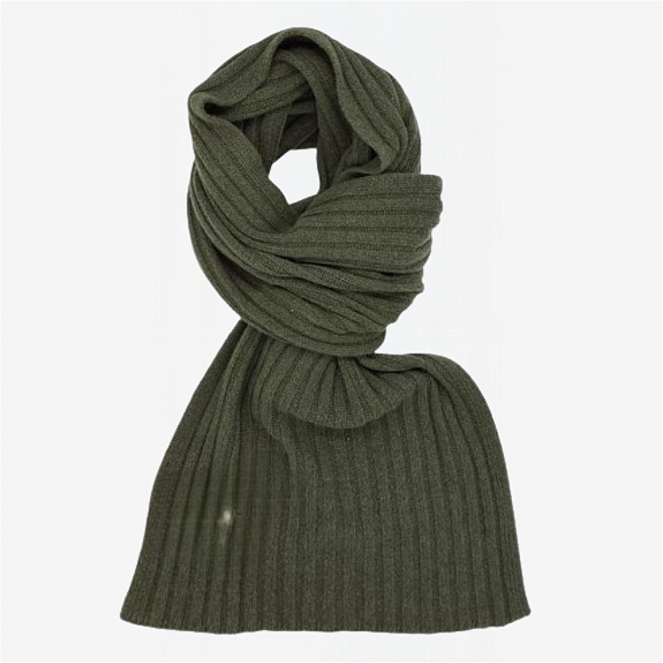 Ribbed Scarf 100% Cashmere