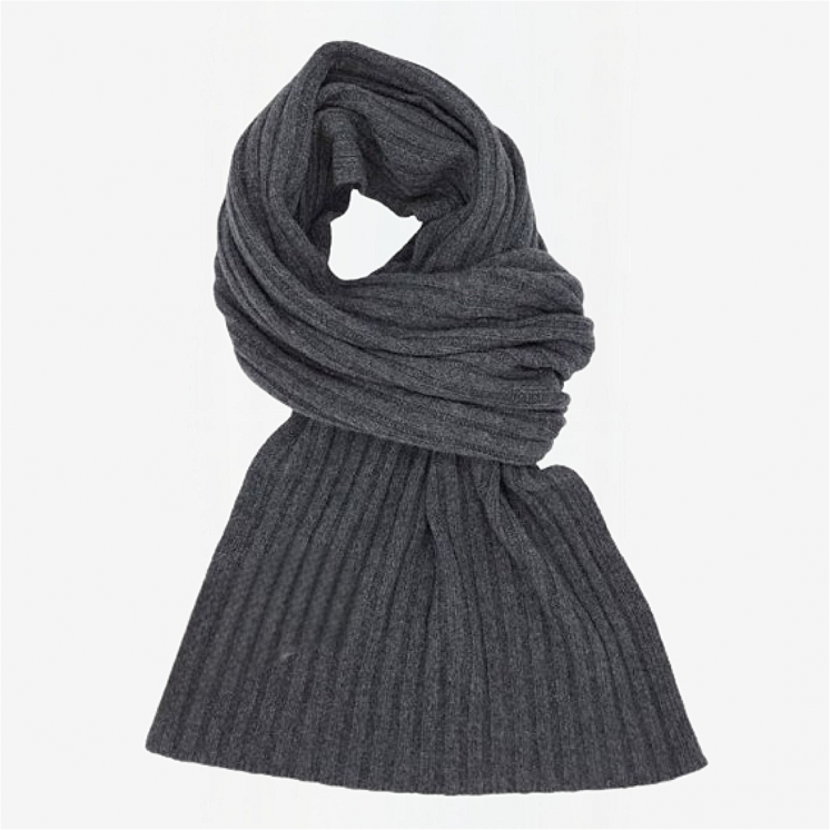 Ribbed Scarf 100% Cashmere