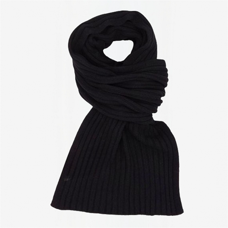 Ribbed Scarf 100% Cashmere