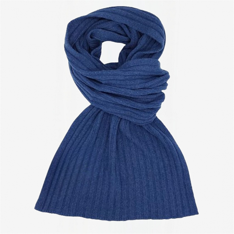 Ribbed Scarf 100% Cashmere