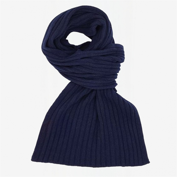 Ribbed Scarf 100% Cashmere