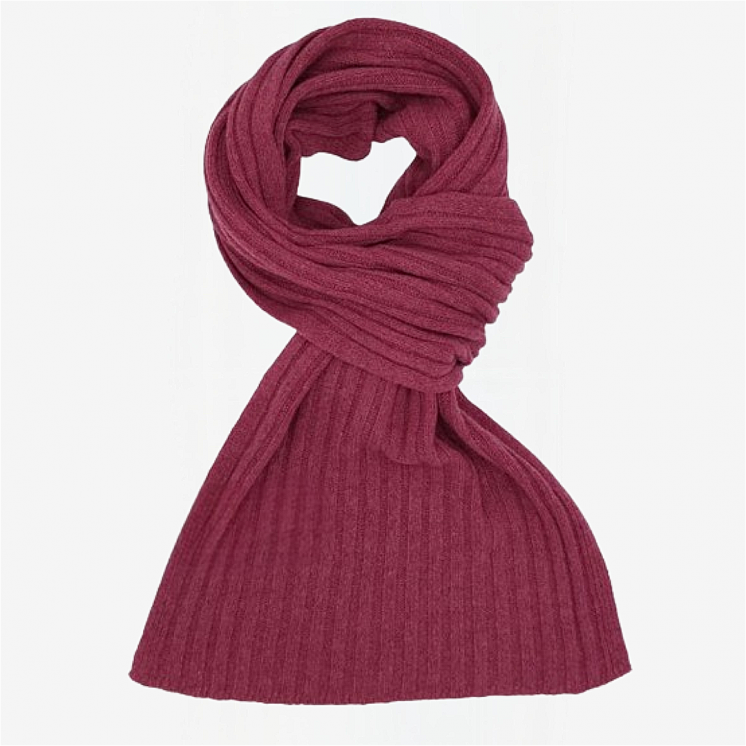 Ribbed Scarf 100% Cashmere