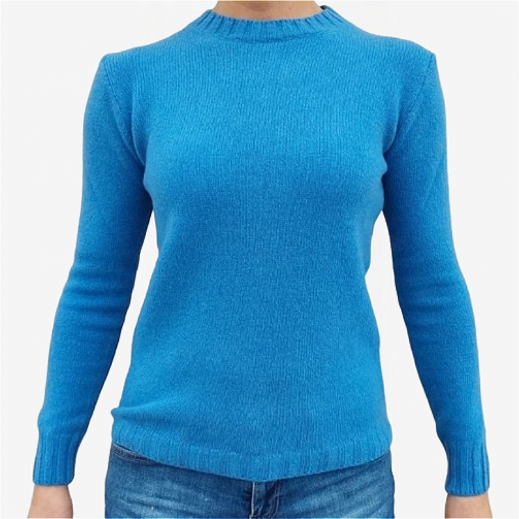 Women's Crewneck Pullover 100% Cachemire