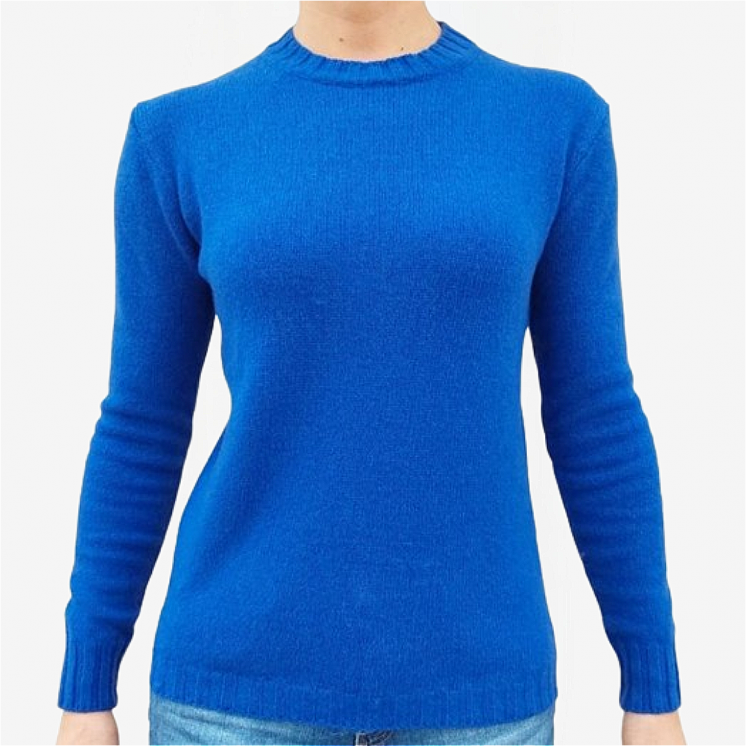 Women's Crewneck Pullover 100% Cachemire