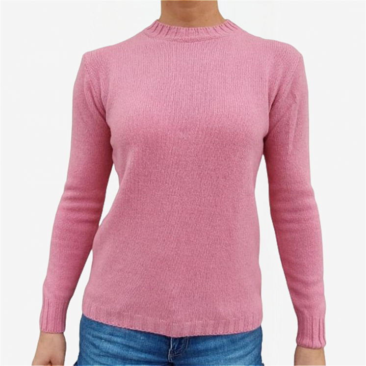 Women's Crewneck Pullover 100% Cachemire