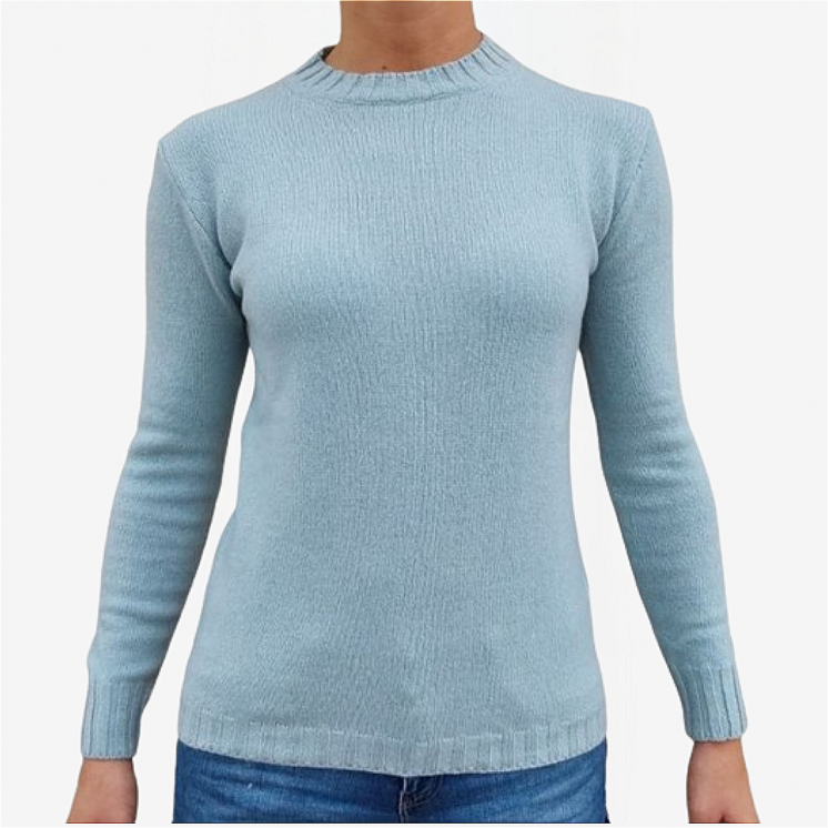 Women's Crewneck Pullover 100% Cachemire