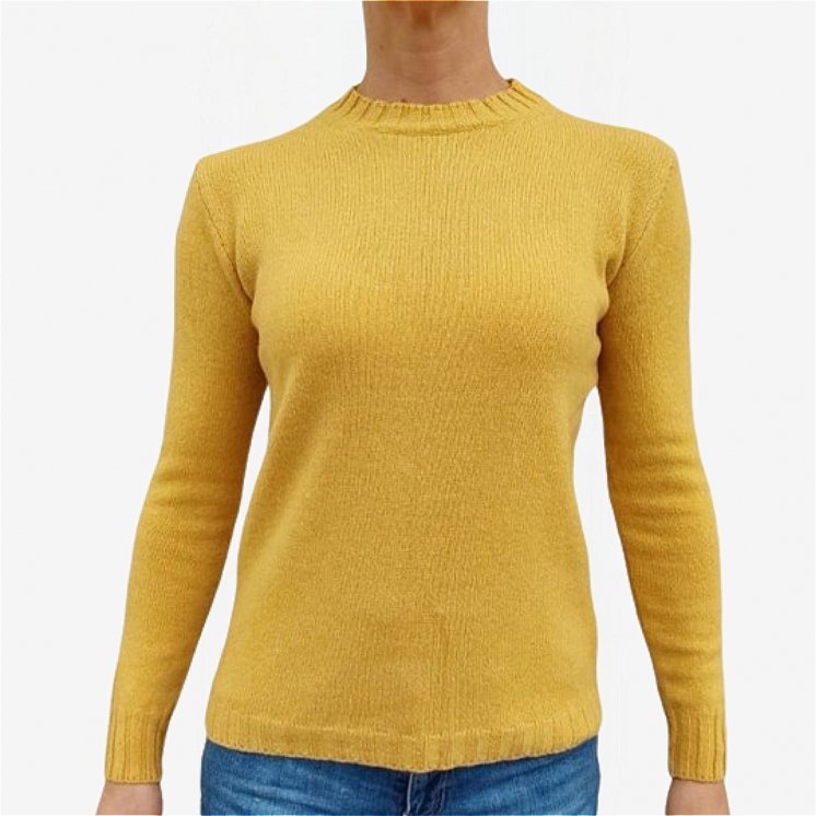 Pullover Donna Girocollo 100% Cashmere