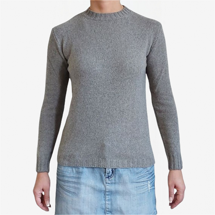 Women's Crewneck Pullover 100% Cachemire